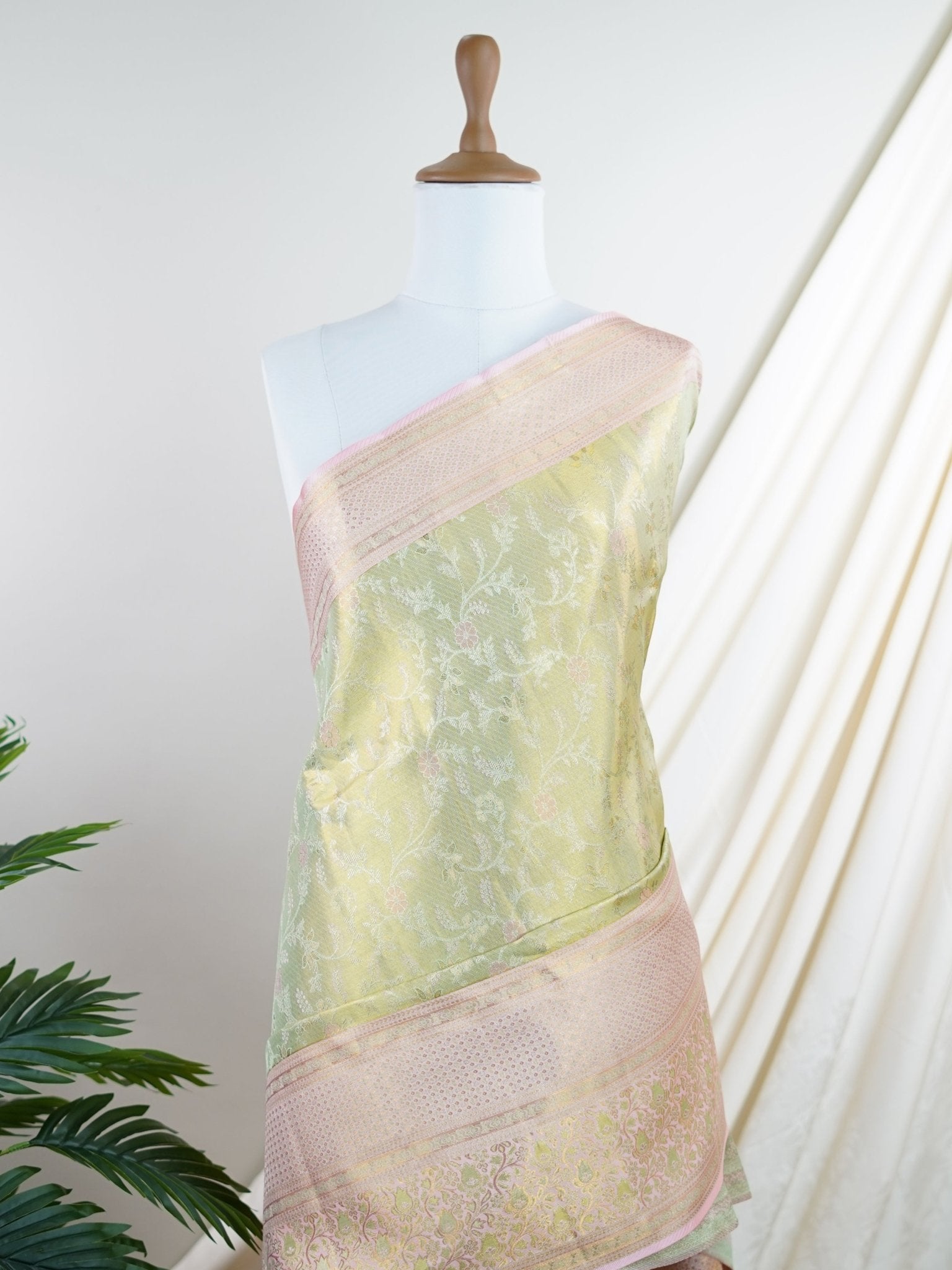 Kanchipuram Silk  100% Pure Silk  - Manoranjitham Weaves - Handloom Store