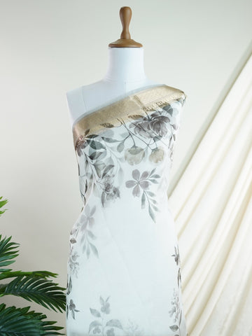 Organza Delicate and ethereal, the Organza saree is known for its sheer texture and graceful drape. Light as air yet striking in appearance, it’s perfect for festive occasions, evening gatherings, and modern bridal looks. Whether adorned with embroidery, zari, or kept minimal, an organza saree whispers elegance with every fold. Soundarya - Organza Saree - Manoranjitham Weaves - Handloom Store
