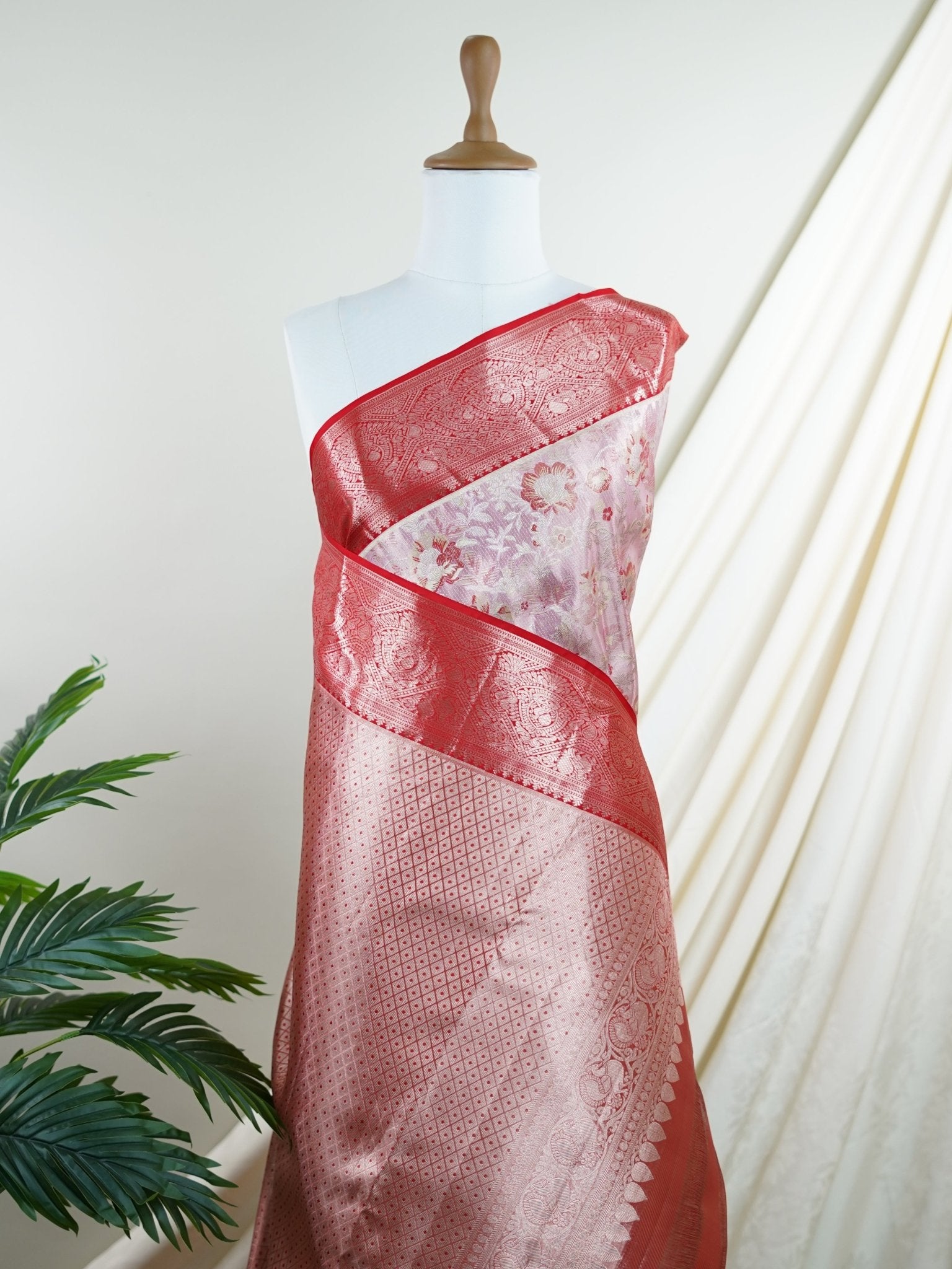 Kanchipuram Silk  100% Pure Silk  - Manoranjitham Weaves - Handloom Store