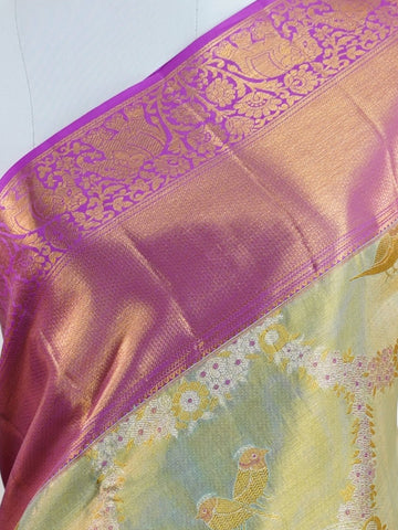 Kanchipuram Silk Beautiful bridal Kanjivaram  Sundari - Manoranjitham Weaves - Handloom Store
