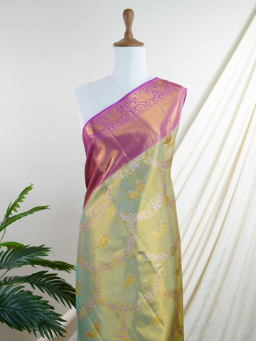 Kanchipuram Silk Beautiful bridal Kanjivaram  Sundari - Manoranjitham Weaves - Handloom Store