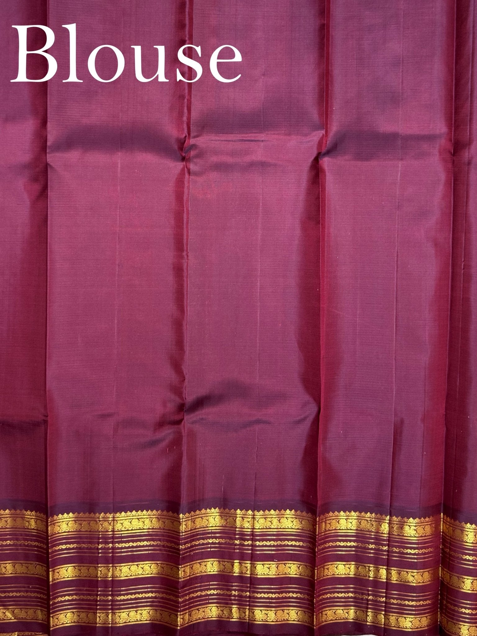Kanchipuram Silk Cream 100% Pure Silk  - Manoranjitham Weaves - Handloom Store