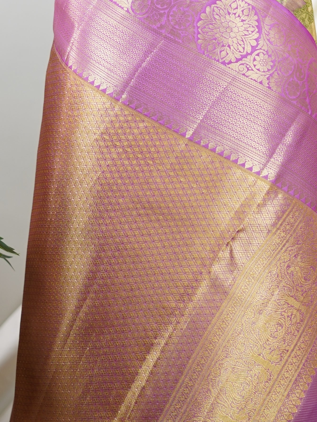 Kanchipuram Silk  100% Pure Silk  - Manoranjitham Weaves - Handloom Store