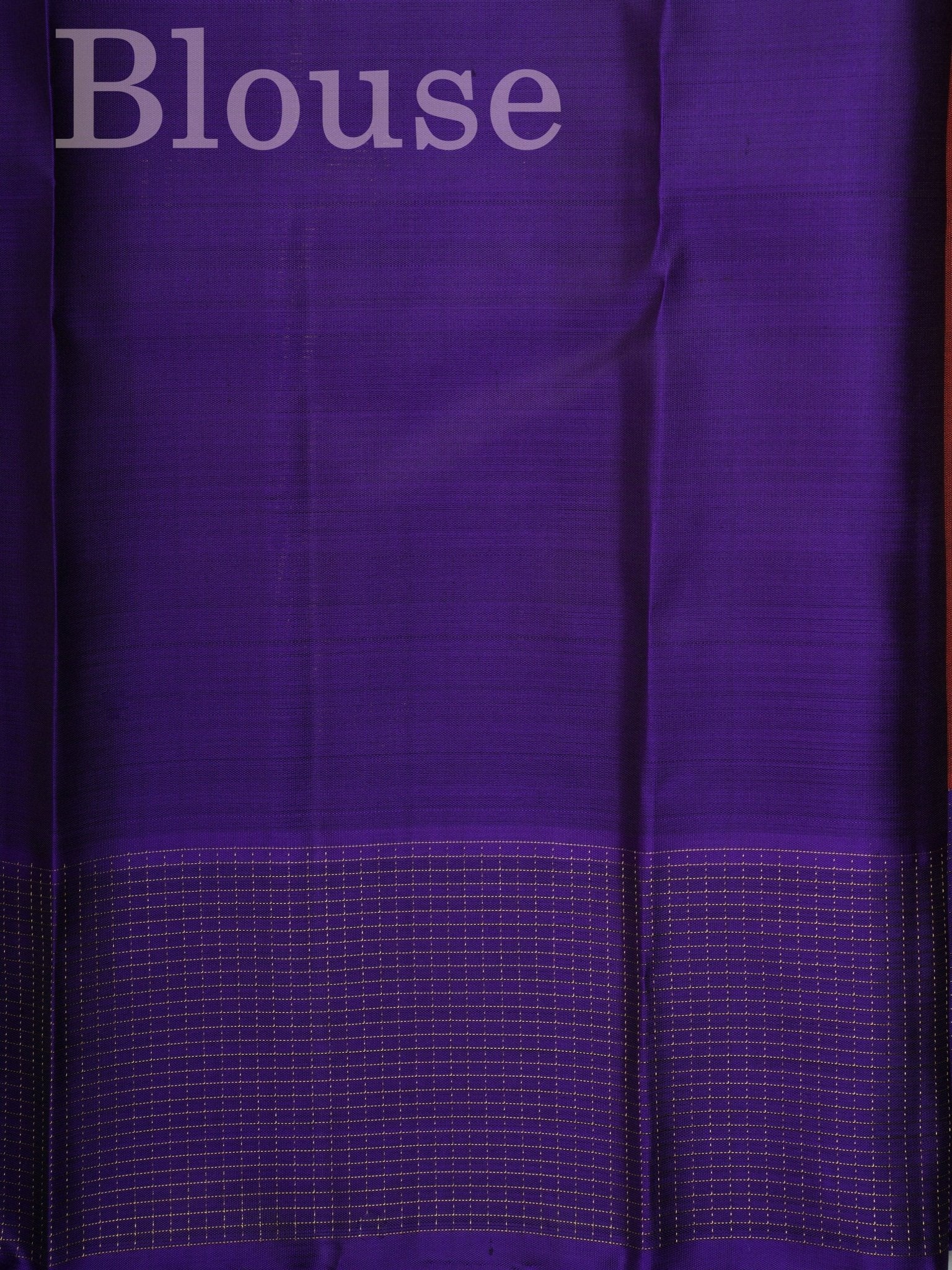 Kanchipuram Silk Brown 100% Pure Silk  - Manoranjitham Weaves - Handloom Store