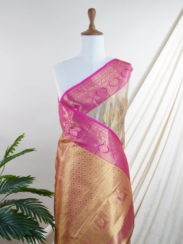 Kanchipuram Silk Beautiful bridal Kanjivaram  Thilakavathi - Manoranjitham Weaves - Handloom Store