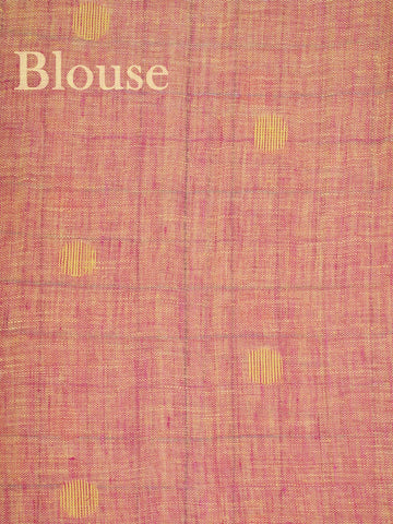 Linen A masterpiece from Gujarat, this Linen saree in Light Pink is a tribute to India's rich handloom legacy. The nan weaving and Handwork motifs make it a perfect choice for brides and celebrations. Every thread speaks of elegance, tradition, and the skilled hands that bring this saree to life. Tilak Kamoda - Light Pink Handloom Cotton Saree | Zari Border | Traditional - Manoranjitham Weaves - Handloom Store