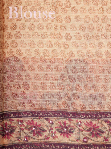 Kota A masterpiece in Chiniya Silk, this Oange saree adorned with Bracade Motifs patterns exudes regal charm. Perfect for the modern bride who cherishes tradition. Dharmavati - Orange Handloom Pure Silk Saree | Brocade Weave - Manoranjitham Weaves - Handloom Store