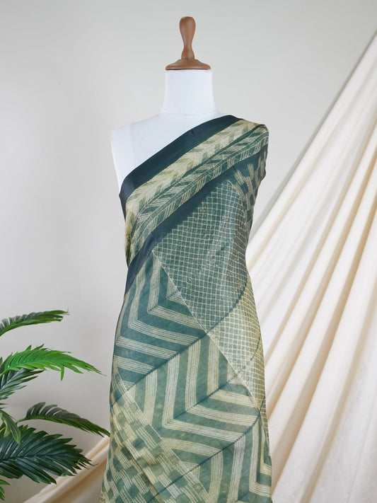 Tussar  100% Pure Tussar - Manoranjitham Weaves - Handloom Store