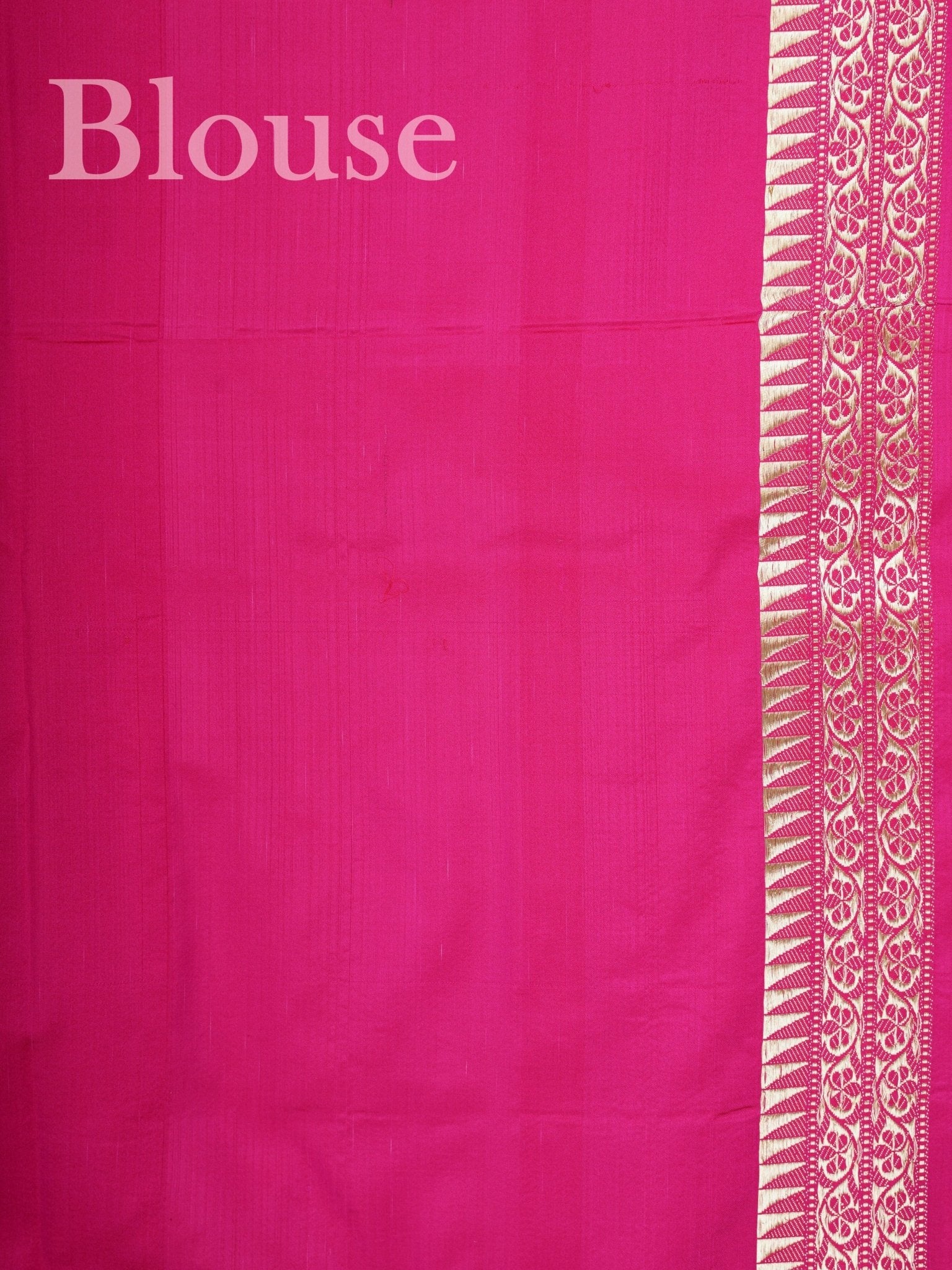 Katan Magenta 100% Pure Katan Silk - Manoranjitham Weaves - Handloom Store