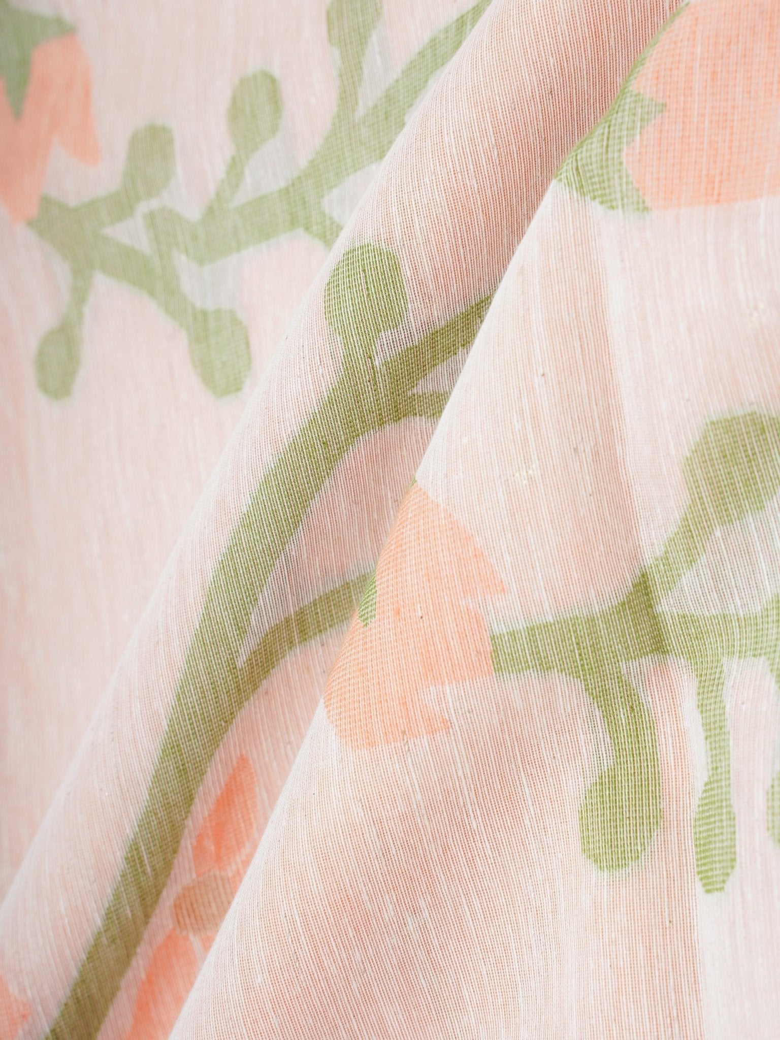 Cottons Cream Kora Cotton - Manoranjitham Weaves - Handloom Store