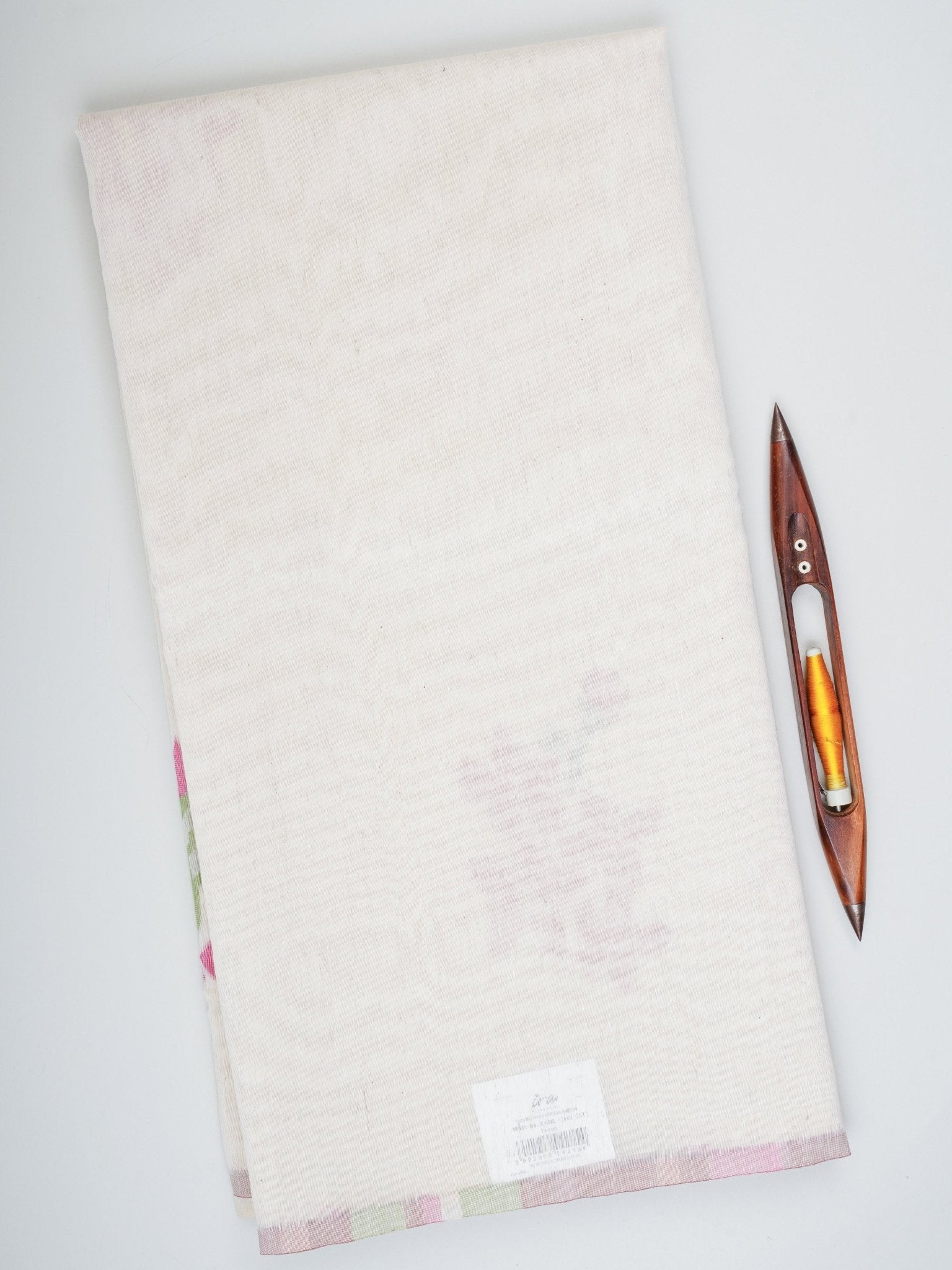 Cottons Cream Kora Cotton - Manoranjitham Weaves - Handloom Store