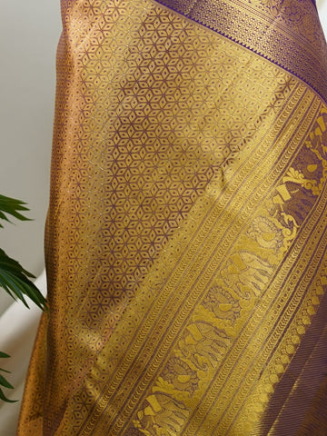 Kanchipuram Silk Beautiful bridal Kanjivaram  Urmila - Manoranjitham Weaves - Handloom Store