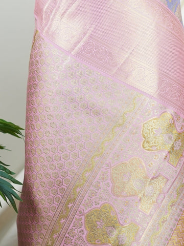 Kanchipuram Silk Beautiful bridal Kanjivaram  Vatsala - Manoranjitham Weaves - Handloom Store