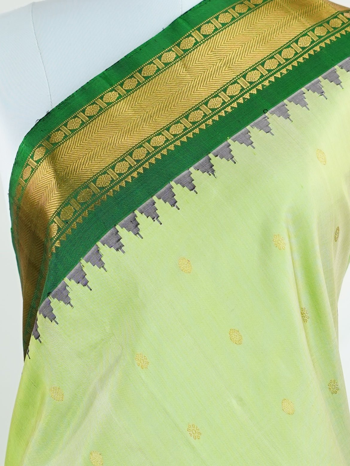 Gadwal Silk  100% Pure Silk  - Manoranjitham Weaves - Handloom Store