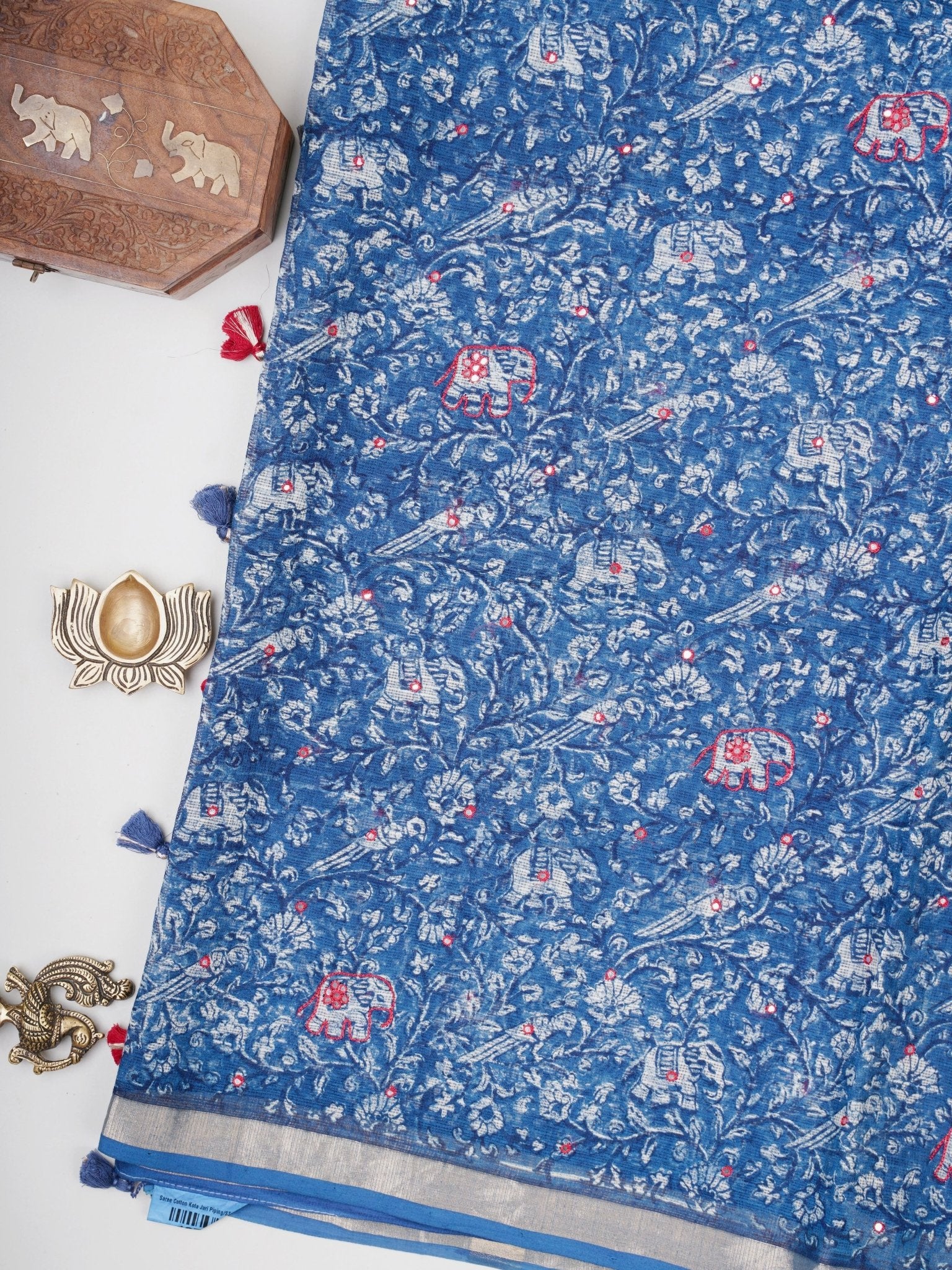 Kota Blue Kota - Manoranjitham Weaves - Handloom Store