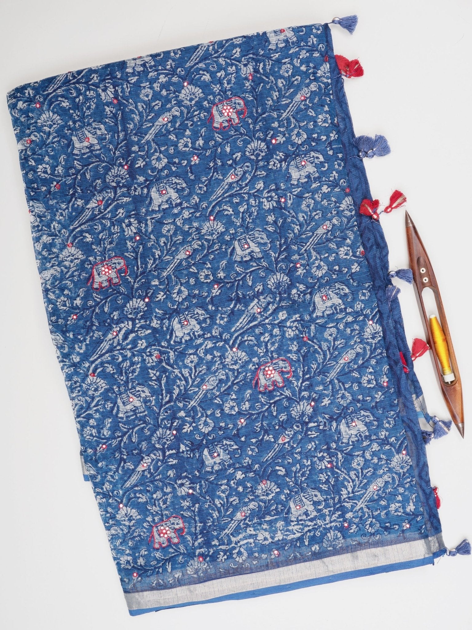 Kota Blue Kota - Manoranjitham Weaves - Handloom Store