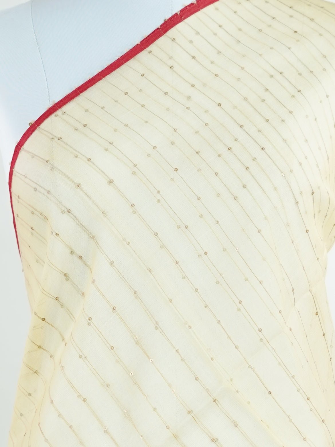 Fancy Yellow Muslin - Manoranjitham Weaves - Handloom Store